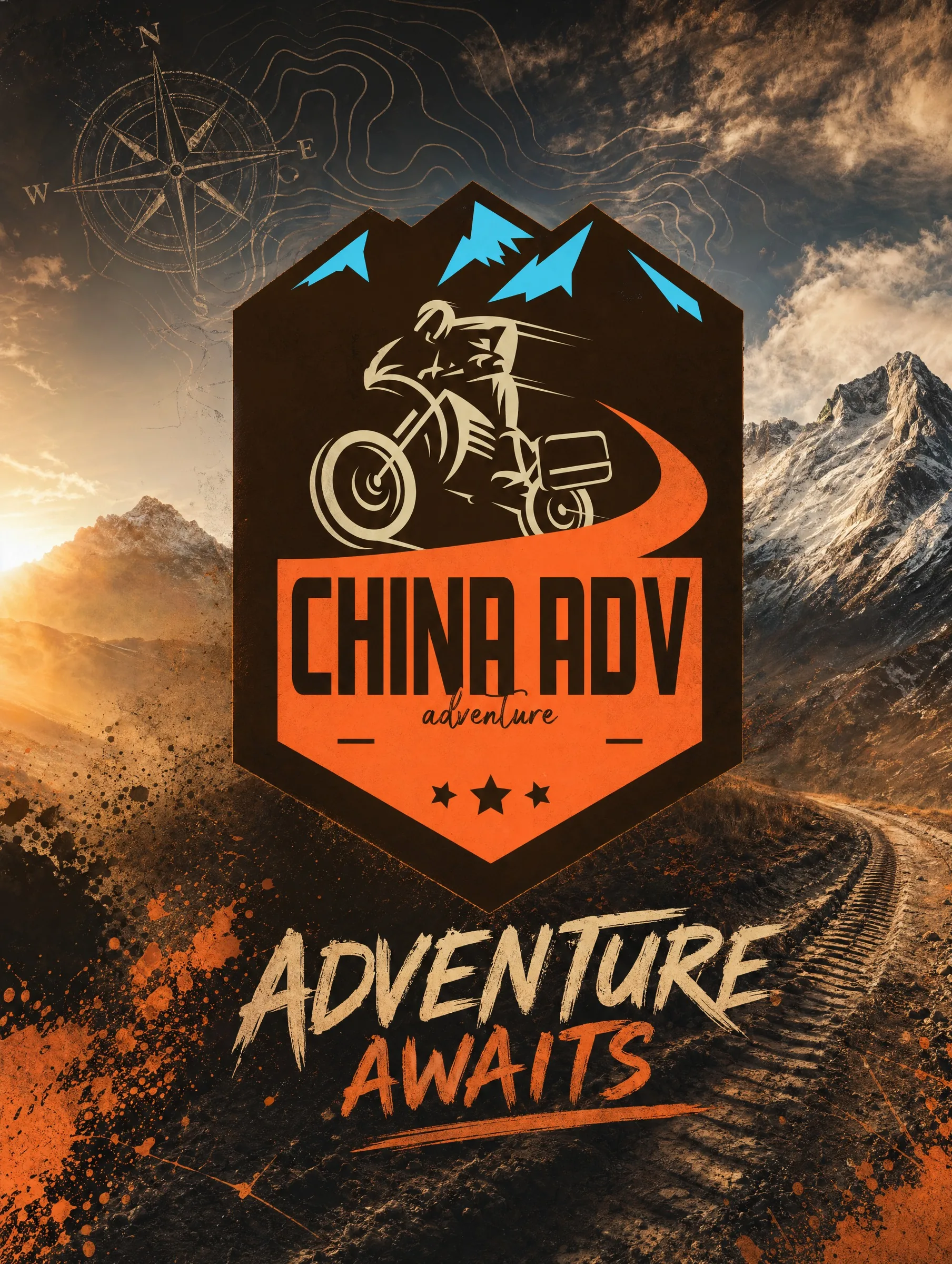 CHINA ADV MOTO brand identity project by GNEMO Studio